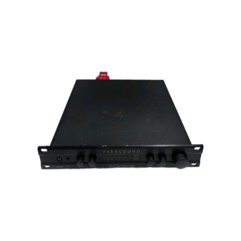 Parasound Zpre2 Zone Preamplifier 2-Channel Analog Stereo RCA Black